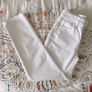 American Eagle White Mom Jean (Tall/Long)